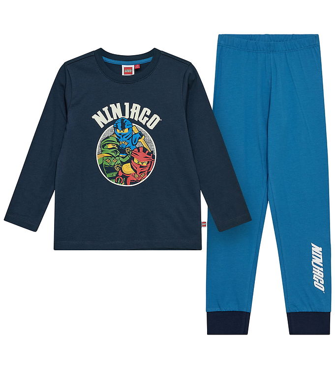 LEGO® Ninjago Nattøj - LWAiko 600 - Navy/Blå m. Selvlysende