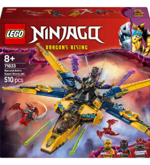 LEGO® Ninjago - Ras Og Arins Super Strom Jet 71833 - 510 Dele