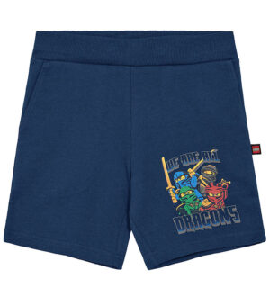 LEGOÂ® Ninjago Shorts - LwPasi 303 - Mørkeblå m. Print