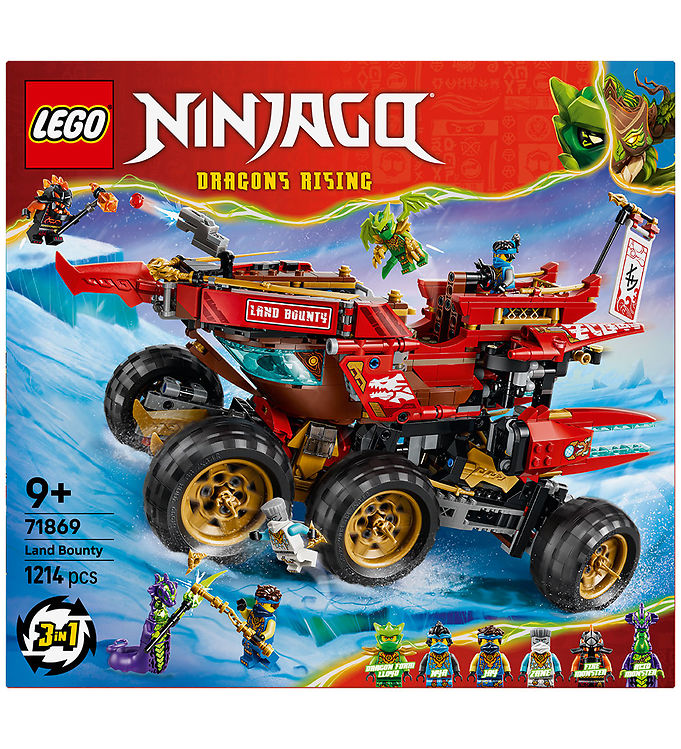 LEGOÂ® Ninjago - Skæbnerulleren 71869 - 1214 Dele