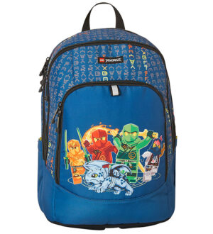 LEGO® Ninjago Skoletaske - Blå m. Print
