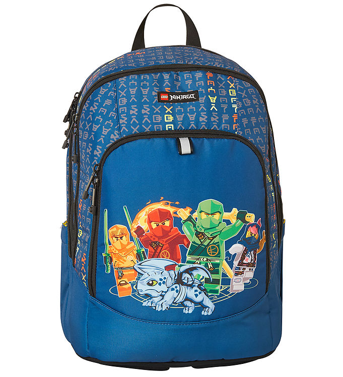 LEGO® Ninjago Skoletaske - Blå m. Print