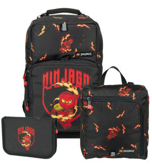 LEGOÂ® Ninjago Skoletaskesæt - Optimo - 20,5 L - Kai - Spinjitzu