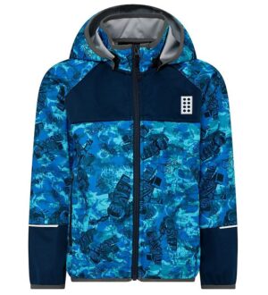 LEGO® Ninjago Softshelljakke - LWStorm 203 - Dark Navy m. Ninjae