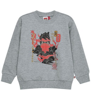 LEGOÂ® Ninjago Sweatshirt - LWSian 205 - Grå m. Print