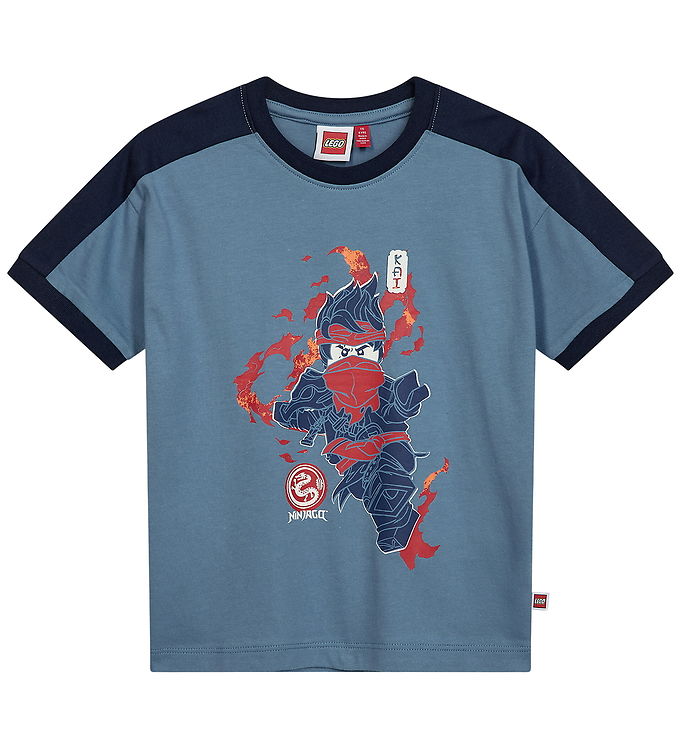 LEGO® Ninjago T-shirt - LWTaj 710 - Blå m. Print