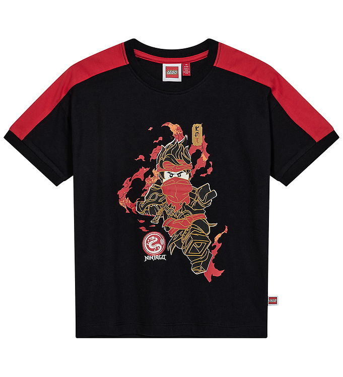 LEGO® Ninjago T-shirt - LWTaj 710 - Sort m. Print