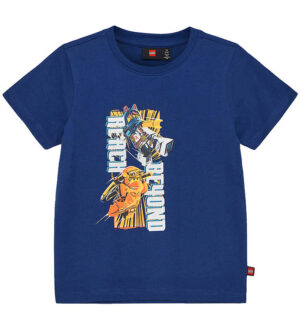 LEGOÂ® Ninjago T-shirt - LWTano 132 - Dark Blue m. Print