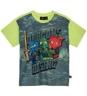 LEGOÂ® Ninjago T-shirt - LwTaffy 302 - Lysegrøn m. Print