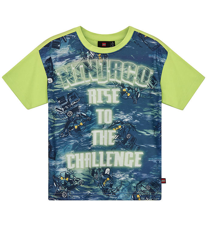 LEGO® Ninjago T-shirt - LwTaffy 308 - Lysegrøn m. Print