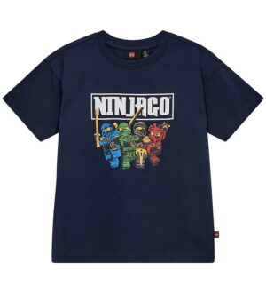 LEGOÂ® Ninjago T-shirt - LwTaffy 621 - Navy m. Print
