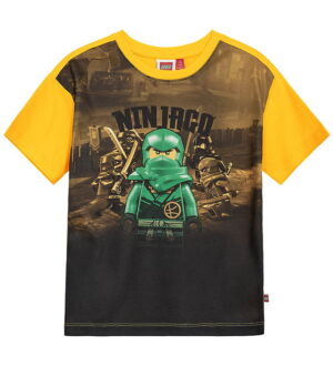 LEGOÂ® Ninjago T-shirt - LwTaj 104 - Gul/Grøn m. Lloyd