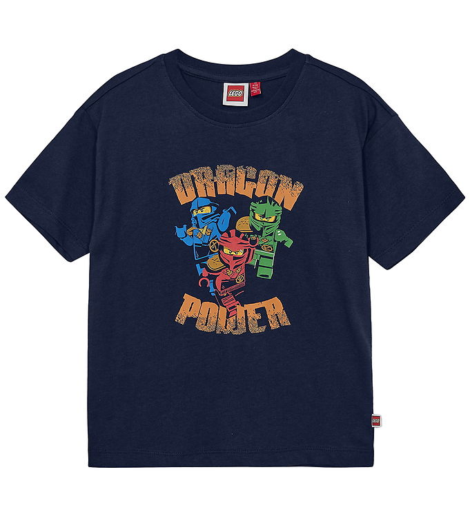 LEGO® Ninjago T-shirt - LwTaj 105 - Navy m. Print
