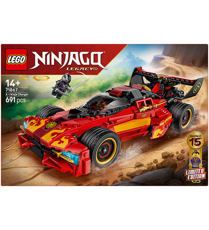 LEGOÂ® Ninjago - X-1 Ninjabil - 15-års Jubilæum 71867 - 691 Dele