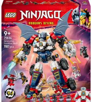 LEGOÂ® Ninjago - Zanes Ultrakombirobot 71834 - 4-i-1 - 1187 Dele