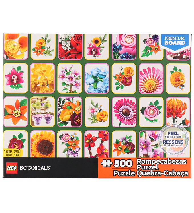 LEGOÂ® Puslespil - 500 Brikker - Botanicals m. Blomster