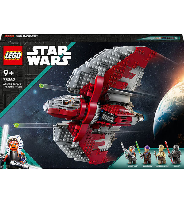 LEGOÂ® Star Wars - Ahsoka Tanos T-6 Jedifærge 75362 - 601 Dele