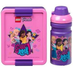 LEGOÂ® Storage Madkasse/Drikkedunk - Friends - Lilla/Rosa