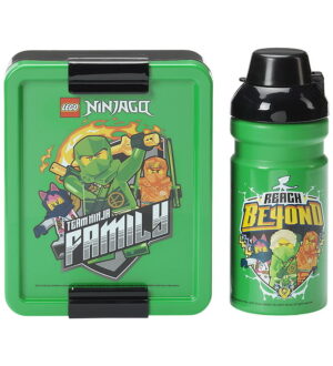 LEGOÂ® Storage Madkasse/Drikkedunk - Ninjago - Grøn