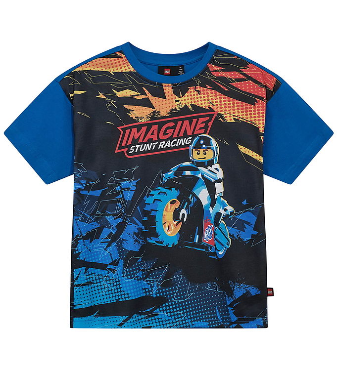 LEGOÂ® Wear City -T-shirt - LWTaffy 614 - Blå m. Print