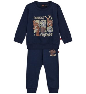 LEGOÂ® Wear Duplo Sweatsæt - LwSanyu - Mørkeblå m. Dyr