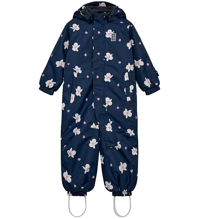 LEGO® Wear Flyverdragt - LWJaz 710 - Navy m. Blomster