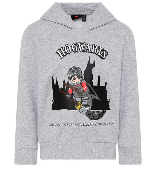 LEGOÂ® Wear Hættetrøje - Harry Potter - LWStorm - Grey melange