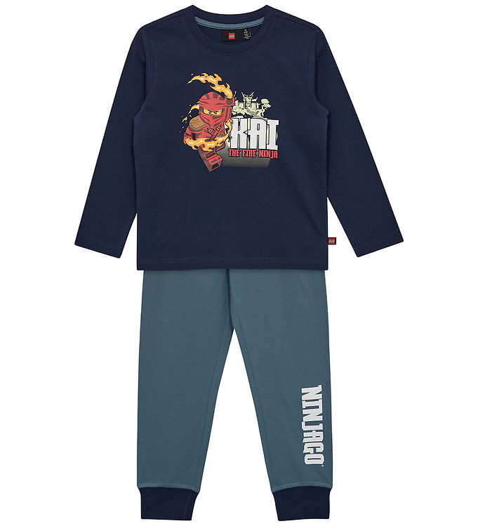 LEGO® Wear Ninjago Nattøj - 2-Delt - LwAgan - Glow In The Dark