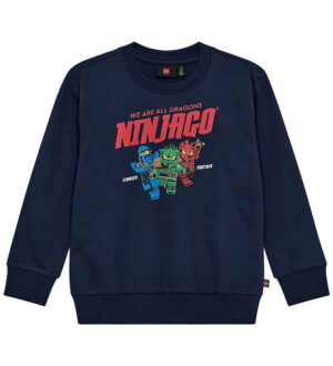 LEGO® Wear Ninjago Sweatshirt - LwSaku - Mørkeblå