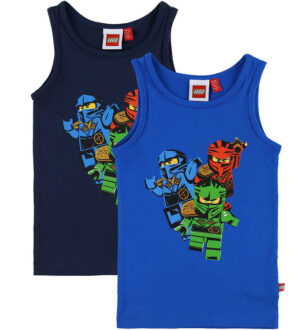 LEGOÂ® Wear Ninjago Undertrøjer - 2-pak - LwaGan - Blå