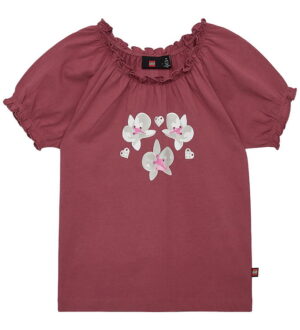 LEGO® Wear T-shirt - LwtAja - Rosa m. Blomster