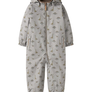 LIL ATELIER Flyverdragt SNOW10 Ultimate Grey Dino