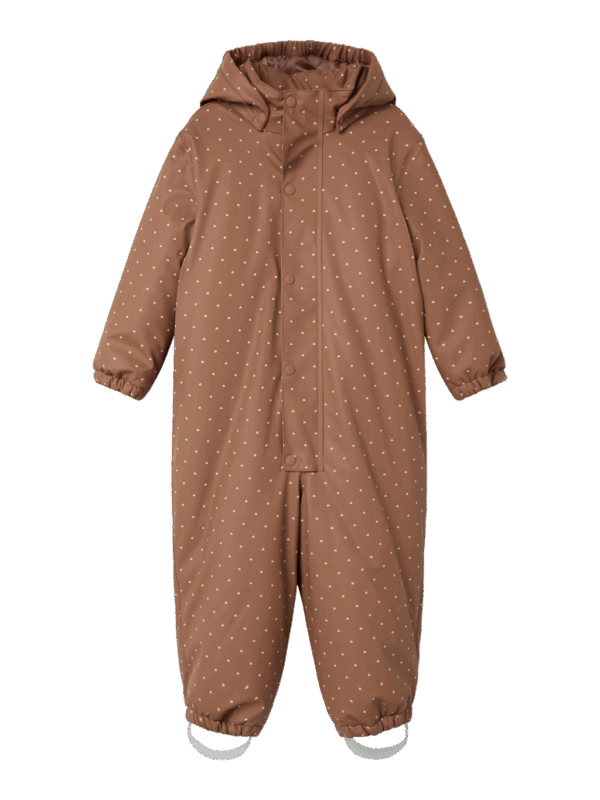 LIL ATELIER Gummi Flyverdragt DRY10 Beaver Fur