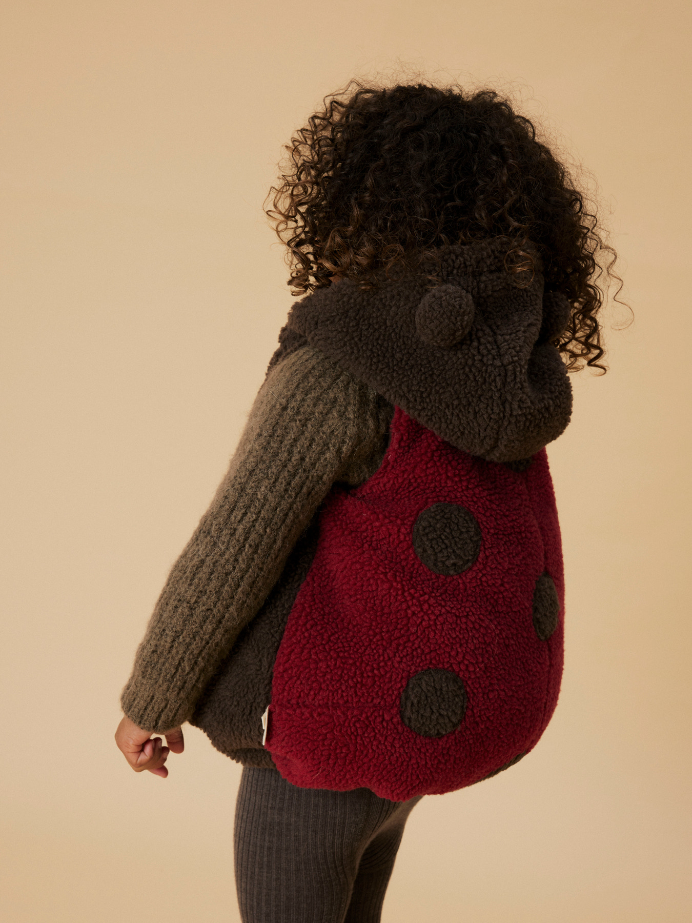 LIL ATELIER Mariehøne Kostume Kajo Chocolate Brown