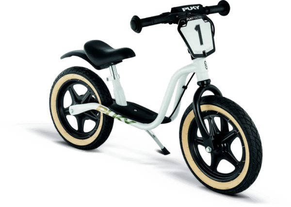 LR 1L BR SUPERMOTO Løbecykel Hvid/Sort