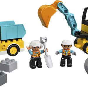 Lastbil og Gravemaskine på Larvefødder 10931