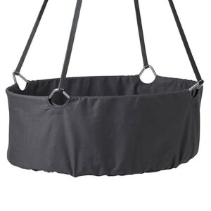 Leander Classic Vugge m. Madras - 83x50x30 cm - Grå