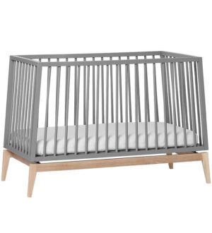 Leander Luna Babyseng - 120x60 - Grå/Eg