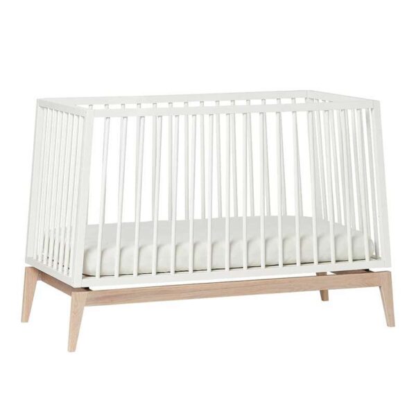 Leander Luna Babyseng 60x120 cm - Hvid/Eg