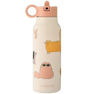 Liewood Drikkedunk - Falk - 350 ml - Cats and Dogs/Sandy