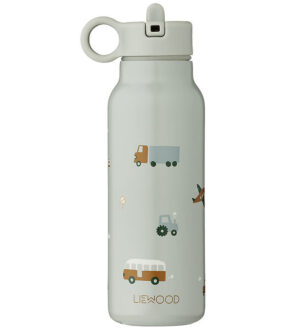 Liewood Drikkedunk - Falk - 350 ml - Vehicles/Dove Blue Mix