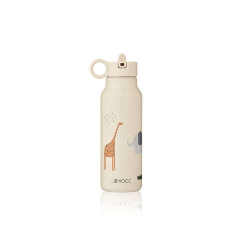 Liewood Falk Drikkeflaske - Rustfrit Stål - 350ml - Safari/Sandy Mix
