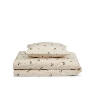 Liewood Ingeborg Sengetøj - Junior - Liewood Ingeborg Junior Printed Bedding - Peach/Sea Shell