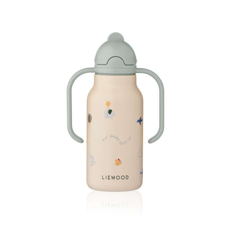 Liewood Kimmie Drikkeflaske - Rustfrit Stål - 250ml - Flying/Sandy