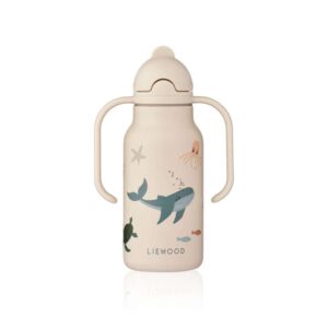 Liewood Kimmie Drikkeflaske - Rustfrit Stål - 250ml - Sea Creature/Sandy
