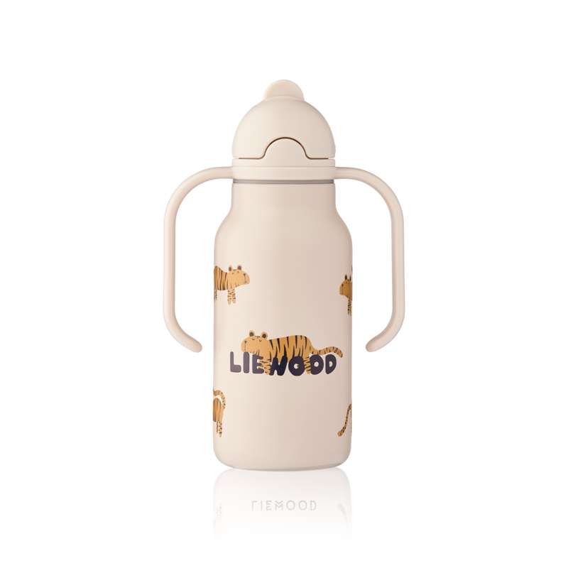 Liewood Kimmie Drikkeflaske - Rustfrit Stål - 250ml - Tiger/Sandy