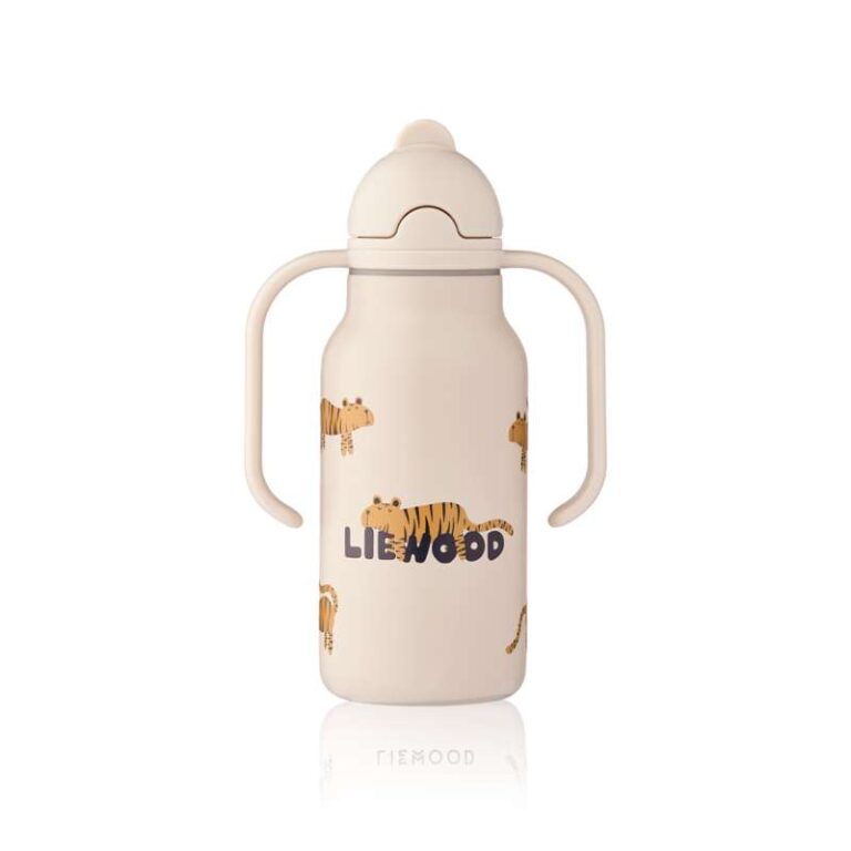 Liewood Kimmie Drikkeflaske - Rustfrit Stål - 250ml - Tiger/Sandy