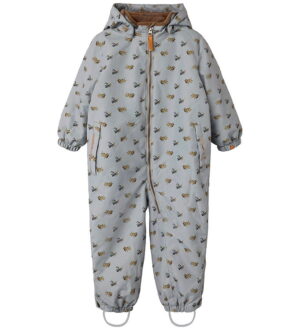 Lil' Atelier Flyverdragt - NmmLasnow10 - Ultimate Grey/Airplanes