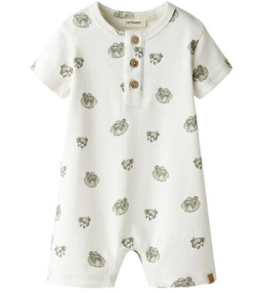 Lil' Atelier Sommerdragt - NbmGayo - Coconut Milk/Frog