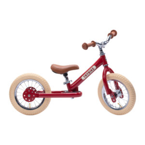 Løbecykel, 2 hjulet, Vintage rød